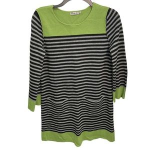 Eliza‎ J Long Sleeve Sweater Dress Pockets